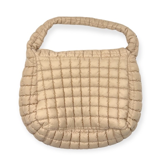 SOLD NWOT FP Movement Quilted Carryall Hobo Crossbody Packable Bag - Off White - Picture 10 of 11